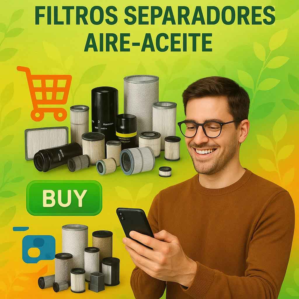 Filtros separadores especiales aire - aceite
