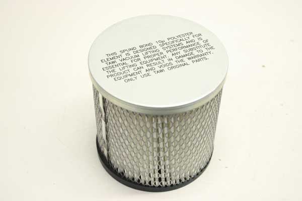 Filtro de 124 mm Ø125 mm para sistema de elevación por vacío Tawi