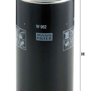 Filtro de aceite Mann Filter W962