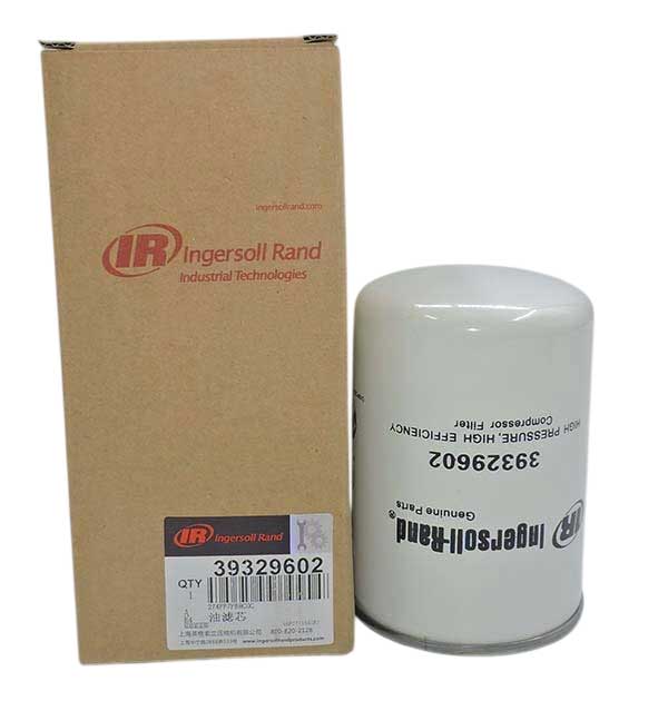 Filtro de aceite 39329602 para compresor de aire Ingersoll Rand de 5 a 15 HP serie R-UP6